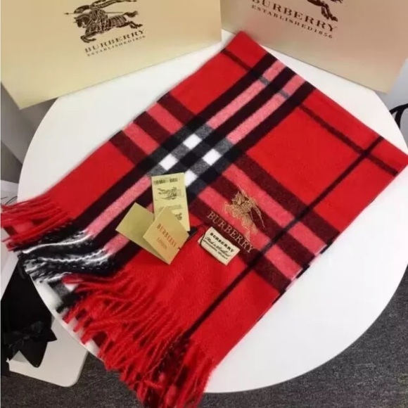 Burberry Cashmere Silk Nova Check Scarf ❤️NEW❤️ - Picture 4 of 6